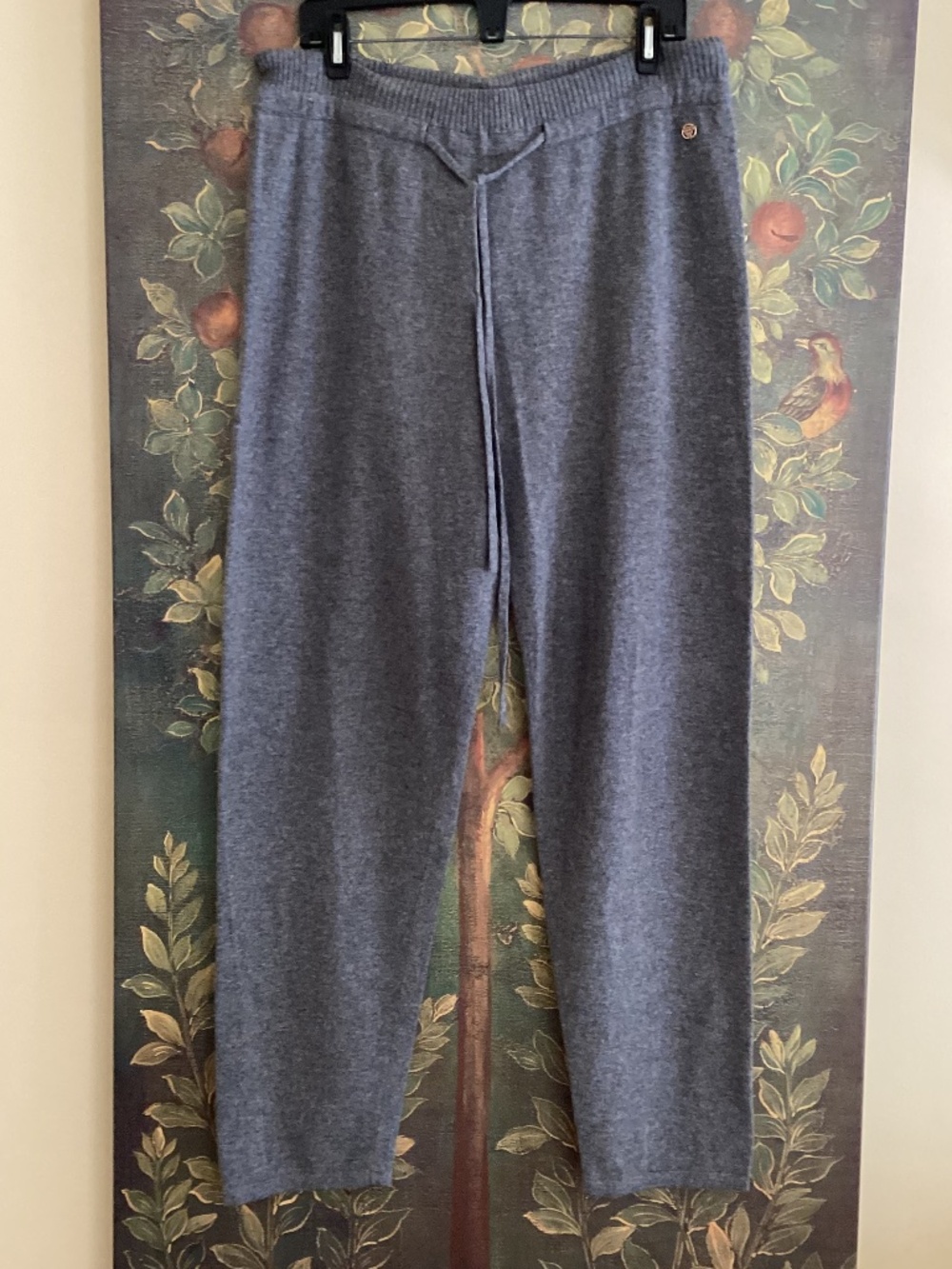 Anthony Urso Italian Cashmere Gray Pants Joggers Luxury Lounging Made in NY